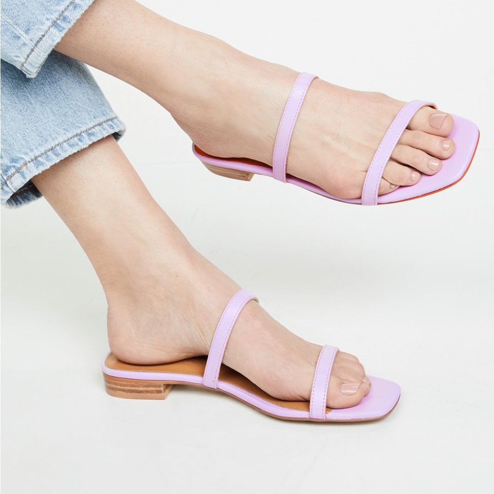 Jaggar the label purple flat sandal size 36